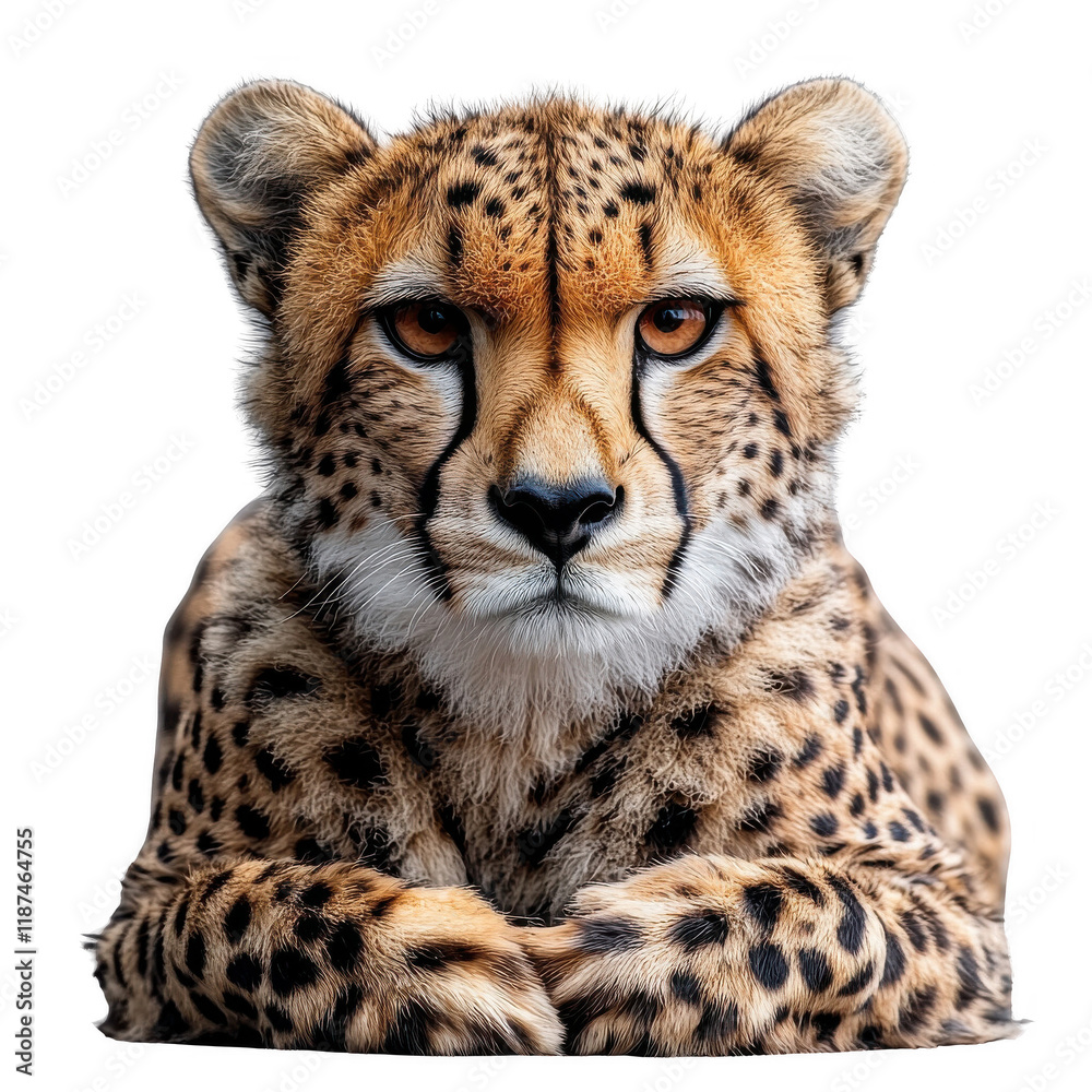 Cheetah portrait isolated on white background majestic wild cat intense stare wildlife photography big cat predator conservation endangered species African wildlife safari animals nature mammals.png Cheetah portrait isolated on white background majestic wild cat intense stare wildlife photography big cat predator conservation endangered species African wildlife safari animals nature mammals.png