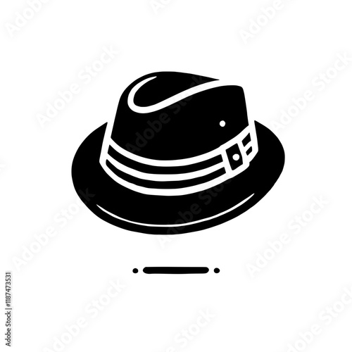 Stylish Fedora Hat Icon