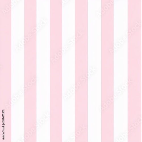Bright pink stripes against a white backdrop. A seamless pattern of bright pink and white stripes. Suitable for cloth design, textile fabric, wallpaper, wrapping, and tile