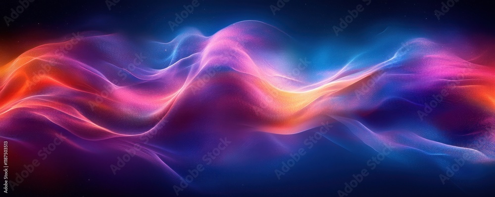 Futuristic Abstract Cyberpunk Background with Flowing Lines and Neon Effects for Technology and Data Visualization Futuristic Abstract Cyberpunk Background with Flowing Lines and Neon Effects for Technology and Data Visualization