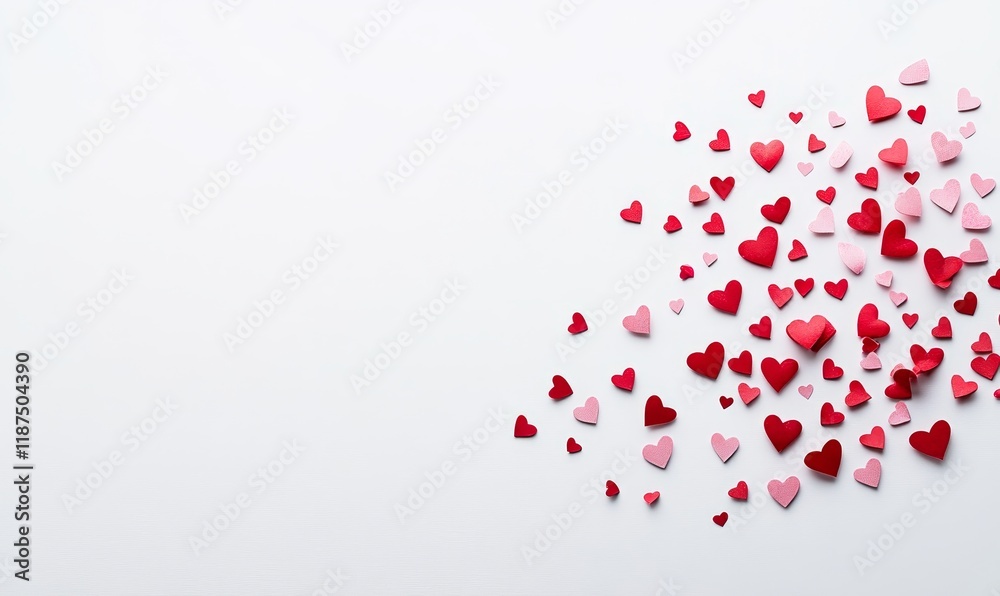 A heart isolated on a white background with the words A heart isolated on a white background with the words