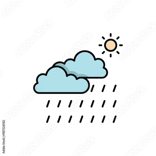 Sunny Intervals vector icon