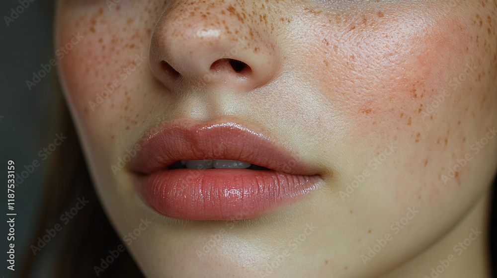 close up of a woman applying gloss, close up portrait of a woman, portrait of a woman close up of a woman applying gloss, close up portrait of a woman, portrait of a woman