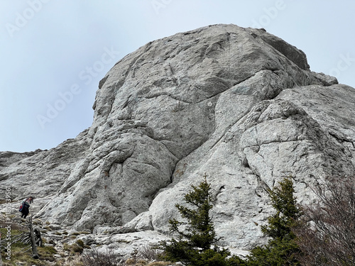 Rocky karst peak Balinovac, 1602 m - Northern Velebit National Park, Croatia (Stjenoviti krški vrh Balinovac, 1602 mnv. - Nacionalni park Sjeverni Velebit, Hrvatska) photo