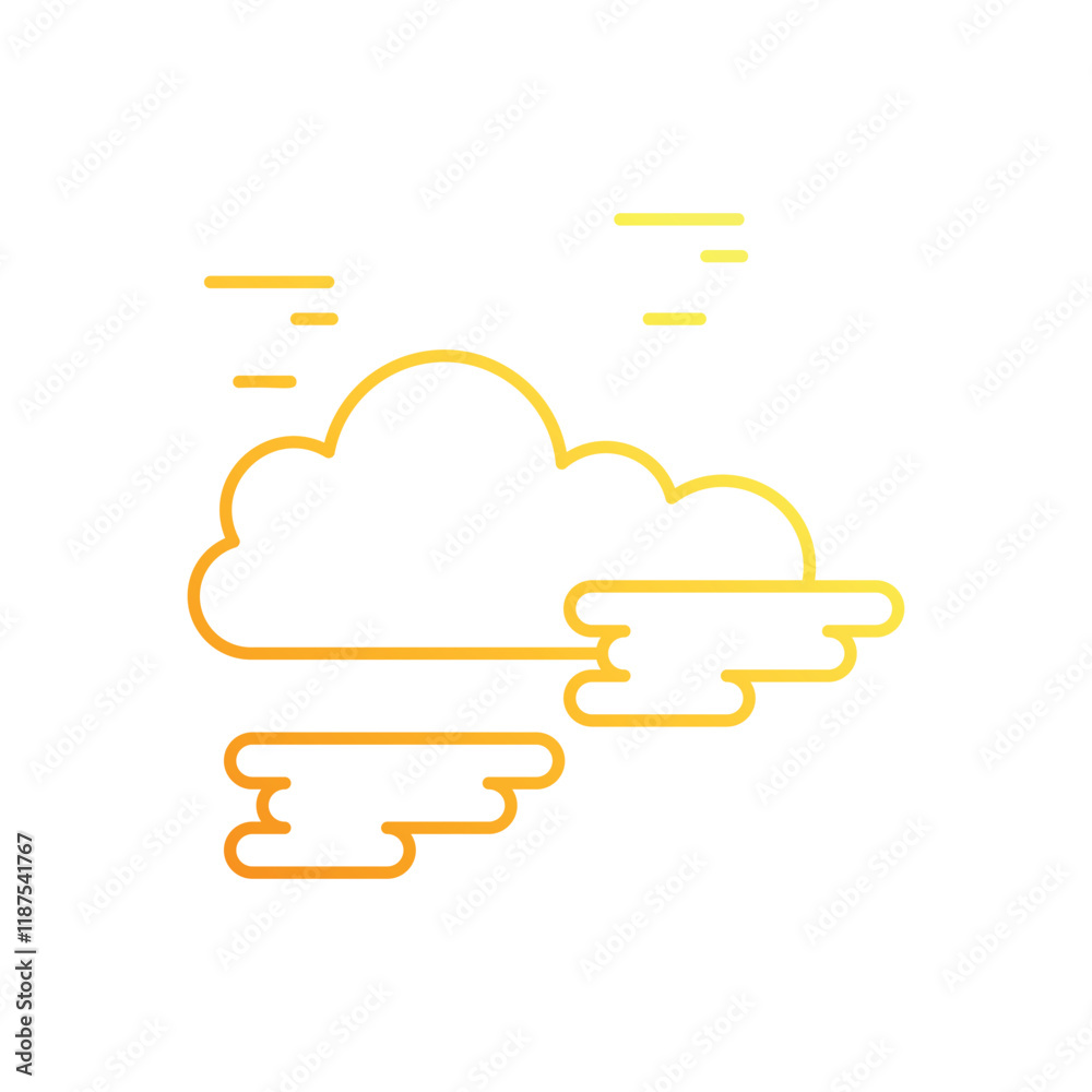Fog vector icon