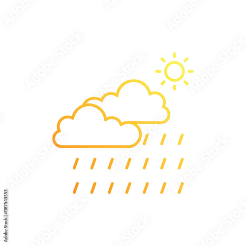 Sunny Intervals vector icon