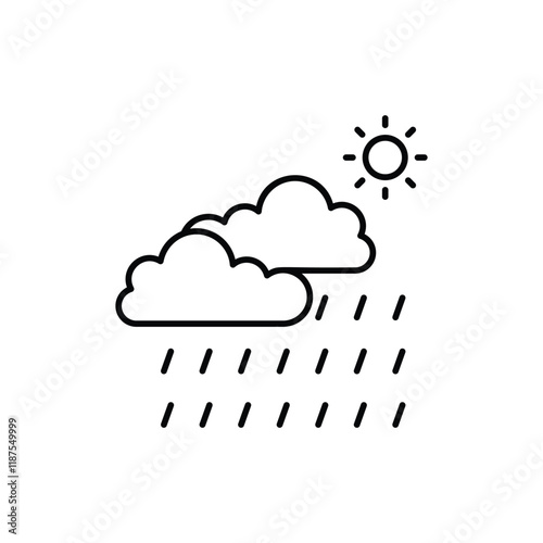 Sunny Intervals vector icon