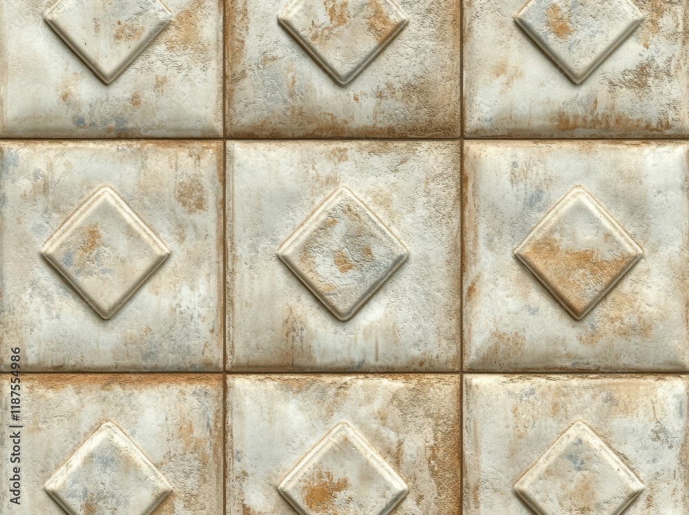 An elegant wallpaper featuring a 3D geometric heart flower design An elegant wallpaper featuring a 3D geometric heart flower design