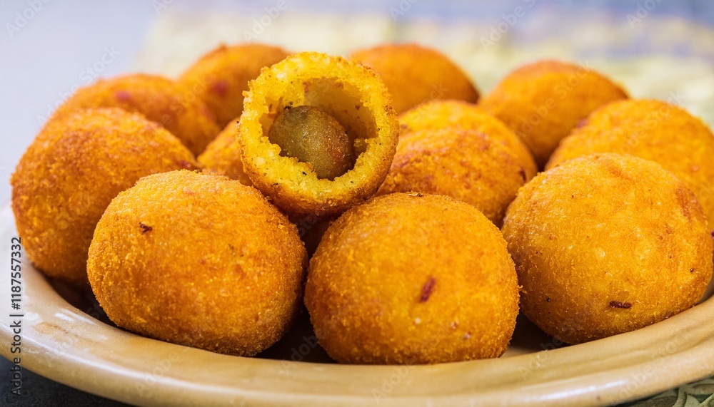 Sicilian Arancini Balls with a Mediterranean Surprise Sicilian Arancini Balls with a Mediterranean Surprise