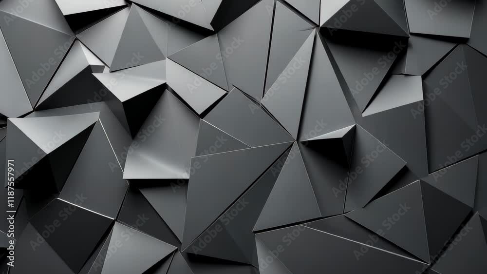 Abstract geometric shapes in varying angles create a modern design on a dark gray background, Animated Geometric Shape Gray background, , 2 in 1, alpha matte, 3d rendering, resolution Abstract geometric shapes in varying angles create a modern design on a dark gray background, Animated Geometric Shape Gray background, , 2 in 1, alpha matte, 3d rendering, resolution