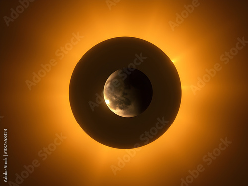 sun in the space