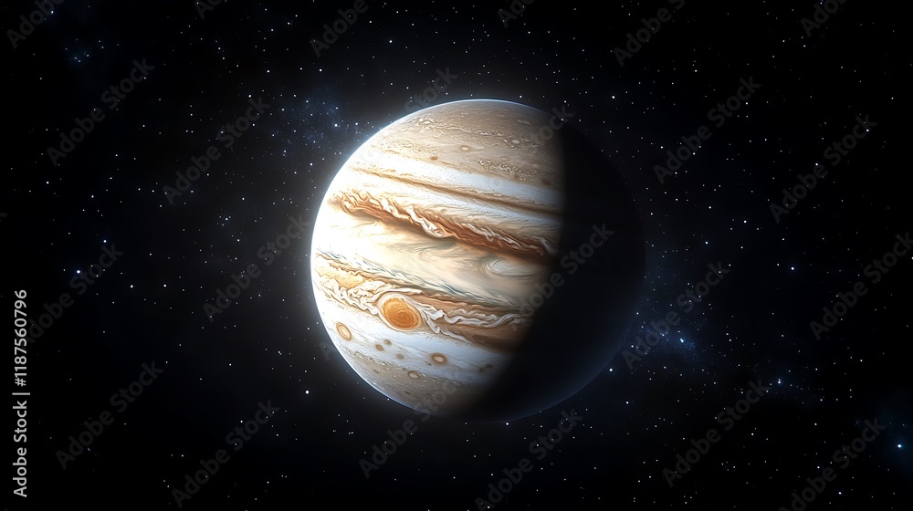 Majestic Jupiter: A Celestial Giant in the Cosmos Majestic Jupiter: A Celestial Giant in the Cosmos