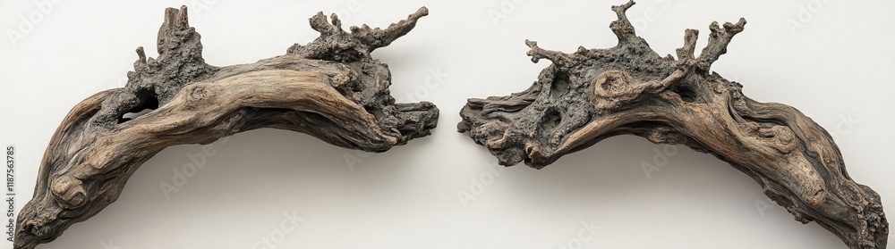 A wide background panorama featuring a seamless abstract mosaic of gray and white concrete stone and cement wall, enhanced with geometric hexagonal elements and square patterns