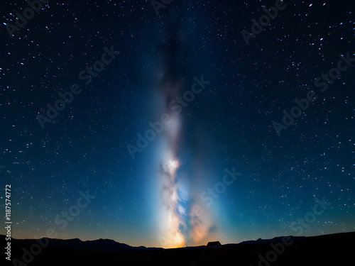 starry night sky