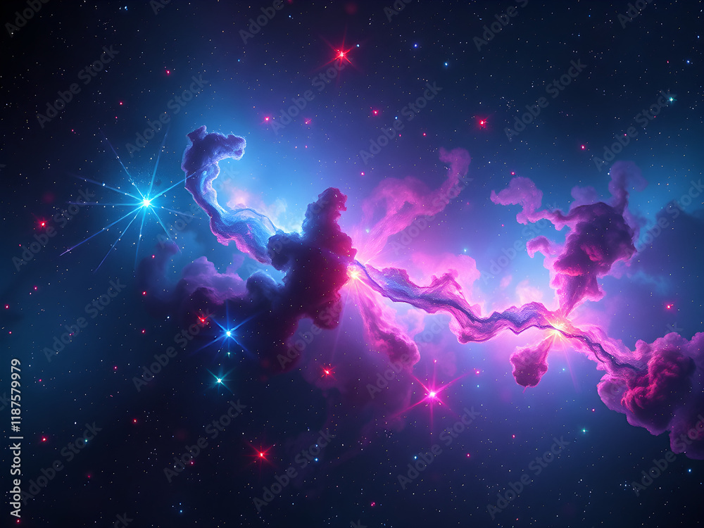 Obraz premium colorful galaxy, space background