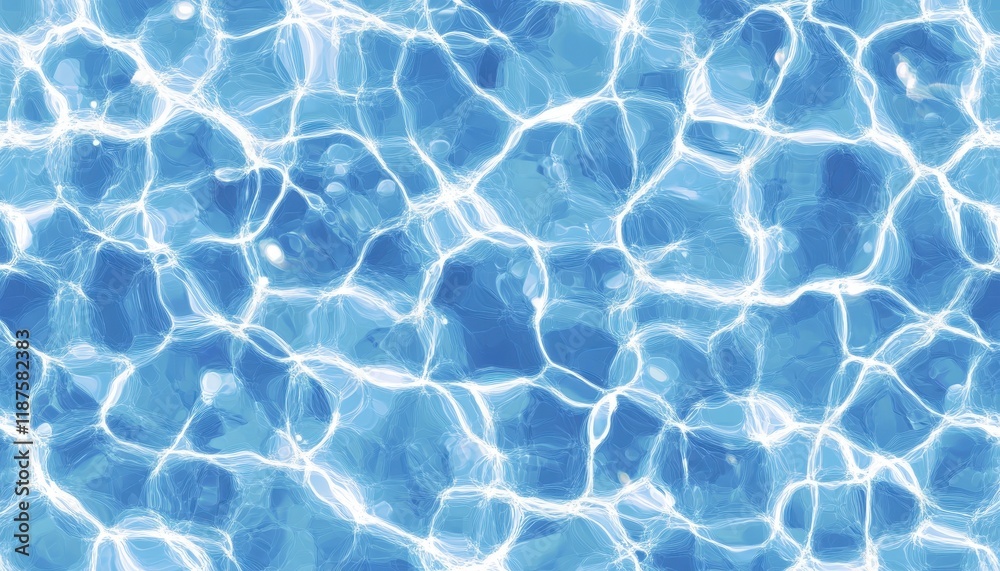 Obraz premium Abstract Blue Water Surface Texture Pattern