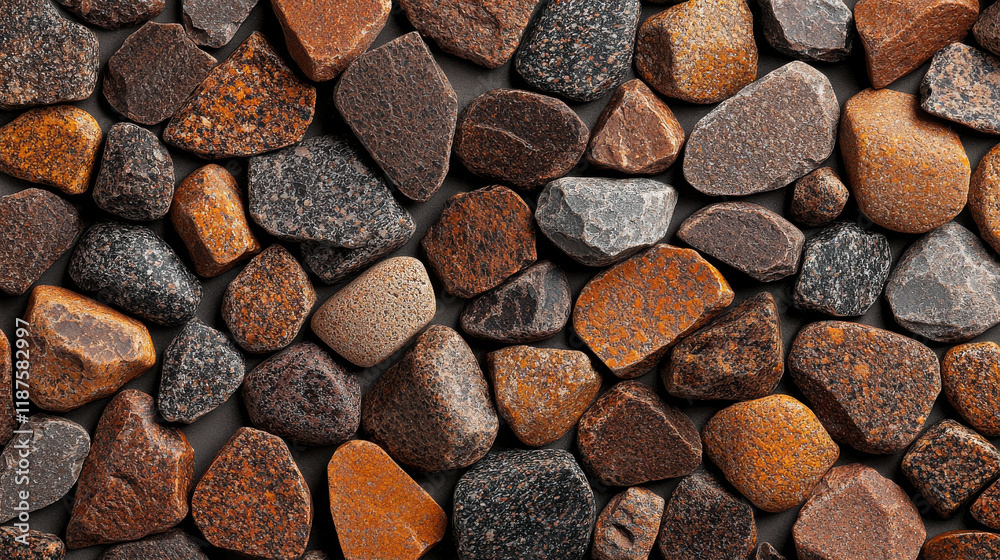 Textured collection of polished stones in various colors and sizes, showcasing natural beauty and diversity. Perfect for backgrounds or decorative purposes Textured collection of polished stones in various colors and sizes, showcasing natural beauty and diversity. Perfect for backgrounds or decorative purposes