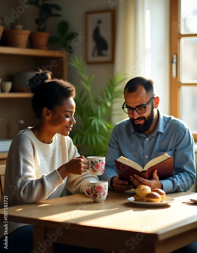 Bright Happy Monday Design: Positive Vibes with Coffee & Reading
 photo