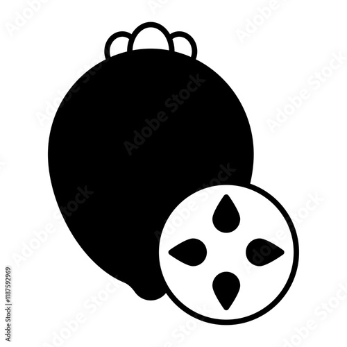 sapodilla black icon