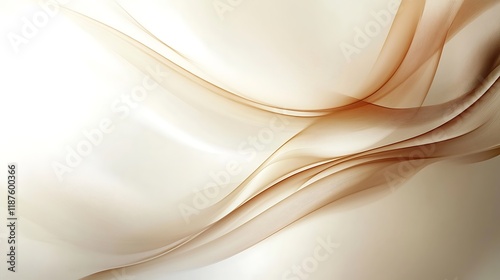 Abstract Beige and Brown Wave Design