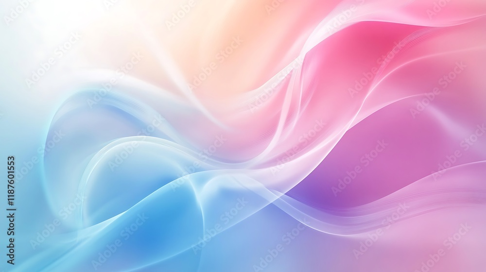 Abstract Pastel Wave Background Design Abstract Pastel Wave Background Design