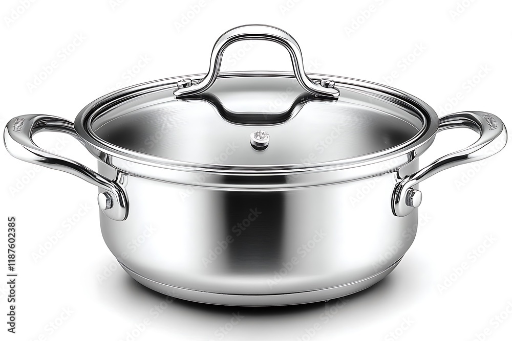 Stainless Steel Pot With Glass Lid And Handles Stainless Steel Pot With Glass Lid And Handles