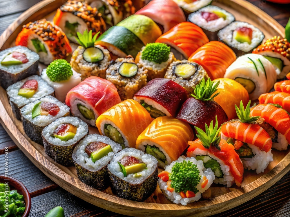 Generative AI Sushi: Aerial Photography Generative AI Sushi: Aerial Photography