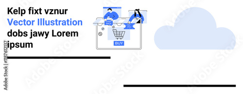 People adding items to an online shopping cart and making purchases. Ideal for e-commerce, online retail, digital marketing, consumer behavior, web development, user interface design, shopping photo