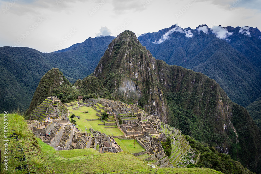 Obraz premium Santuario de Machu Picchu en Perú.
