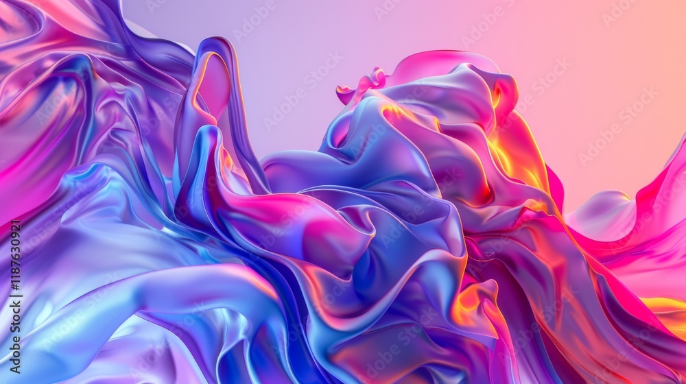 Obraz premium Abstract Fluid Wallpaper