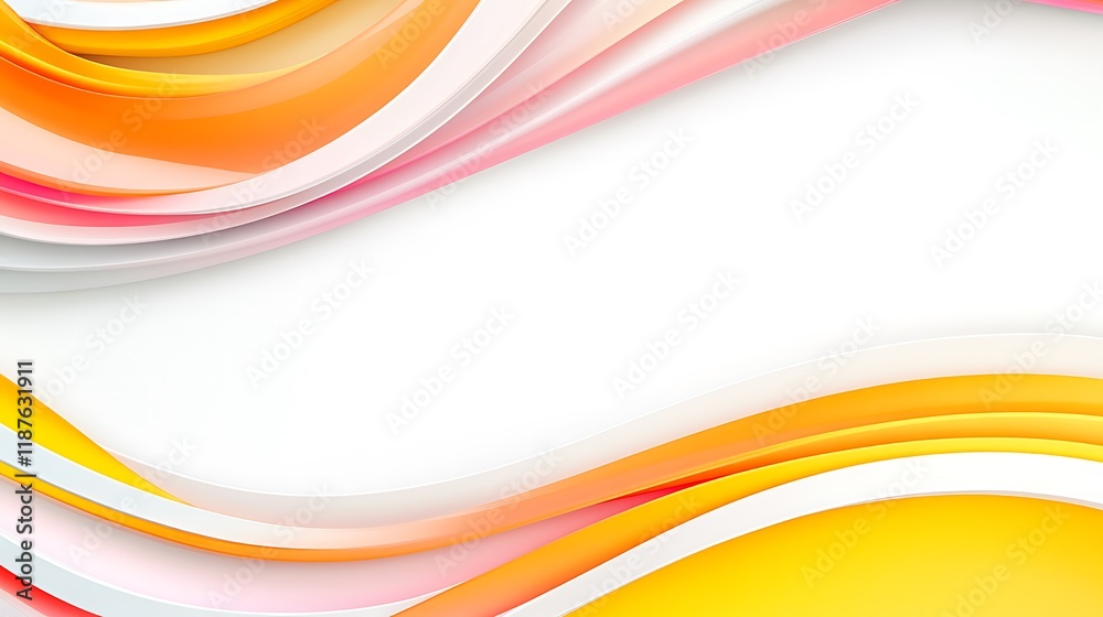 Abstract Colorful Waves Design Background Abstract Colorful Waves Design Background