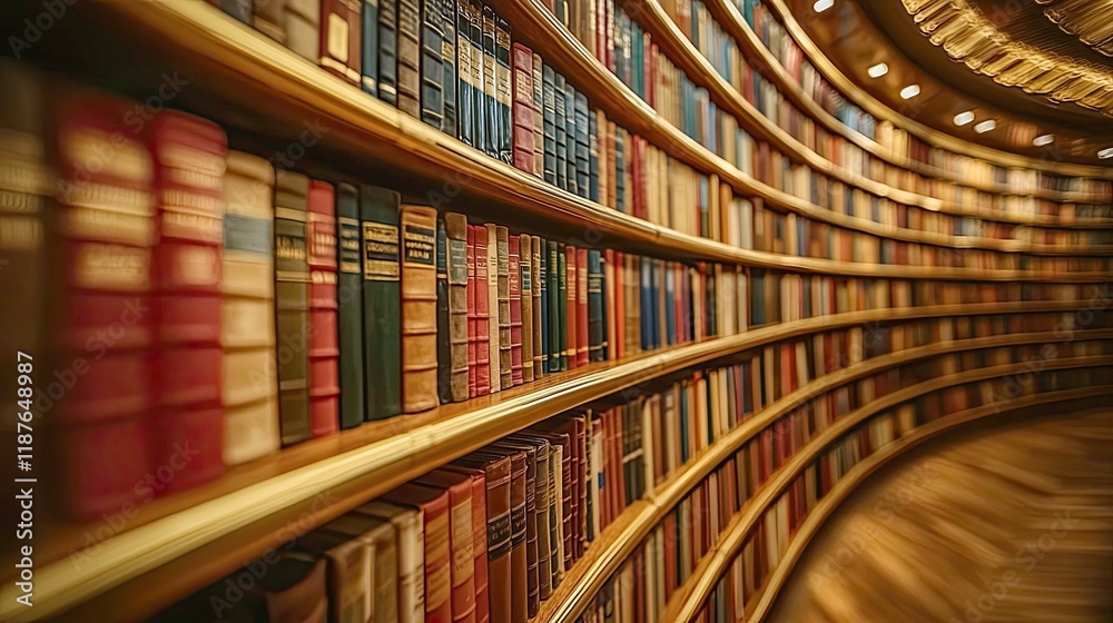 A Curated Collection: Exploring the Enthralling World of Books in a Grand Library Setting A Curated Collection: Exploring the Enthralling World of Books in a Grand Library Setting