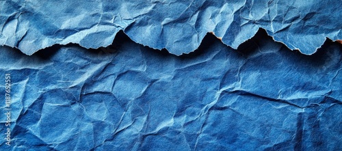 Wallpaper Mural Crumpled blue paper texture background Torontodigital.ca