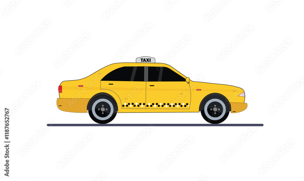Taxi car vector Taxi car vector