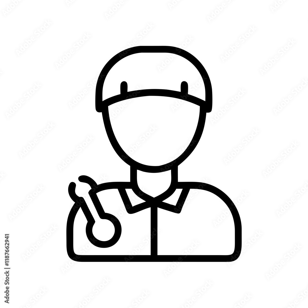 Woman folding laundry, domestic chores illustration Woman folding laundry, domestic chores illustration