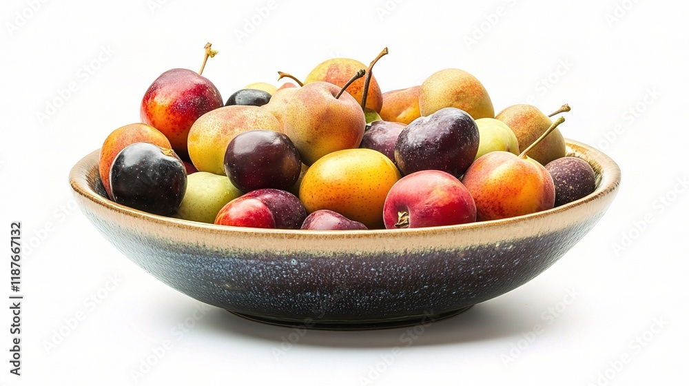 Fresh Mixed Fruit Bowl Isolated on White Background for Sale Fresh Mixed Fruit Bowl Isolated on White Background for Sale