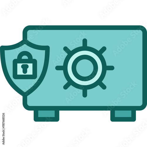 Safe solid icon