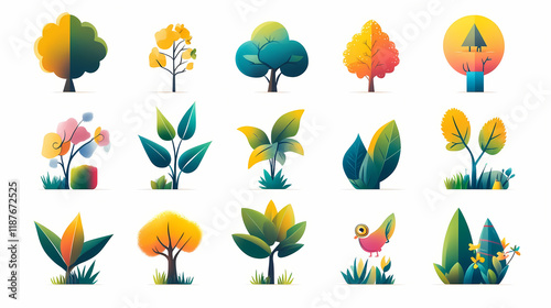 nachhaltigkeit - umweltschonend - leben lifestyle - set - grafiken, icons, zeichen, symbole, cliparts. Windshadow. Illustration