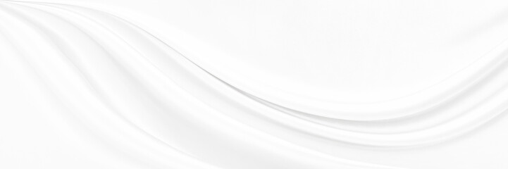 White gray satin texture that is white silver fabric silk panorama background with beautiful soft blur pattern natural.
