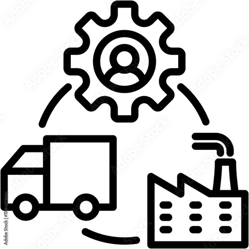Supply Chain Icon
