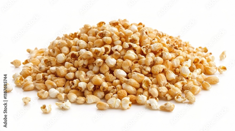 Pile of Popcorn: A close-up captures a generous pile of freshly popped popcorn, showcasing its enticing texture, inviting you to indulge in a classic snack Pile of Popcorn: A close-up captures a generous pile of freshly popped popcorn, showcasing its enticing texture, inviting you to indulge in a classic snack