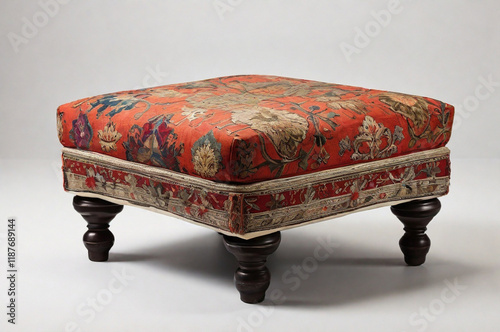 Ottoman with whitebackground