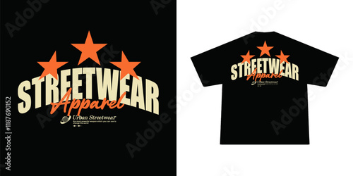 Futuristic streetwear Poster With Aesthetic Graphic Design for T shirt Street Wear and Urban Style	