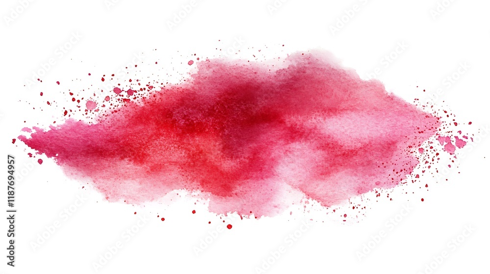 Abstract Red Watercolor Wash Splash Texture Abstract Red Watercolor Wash Splash Texture