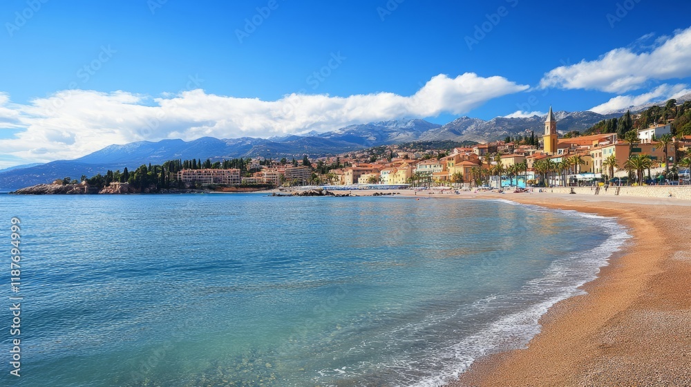 Fototapeta premium Menton panoramic