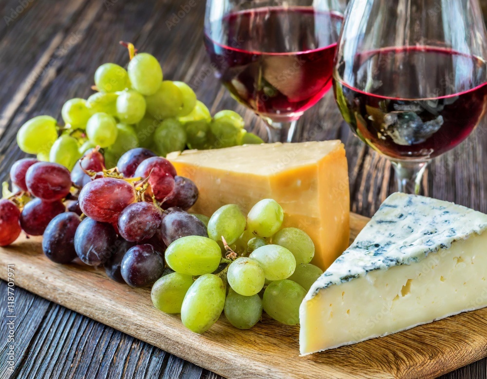 The Symphony of the Seasons in a Four-Season Cheese and Wine Platter The Symphony of the Seasons in a Four-Season Cheese and Wine Platter