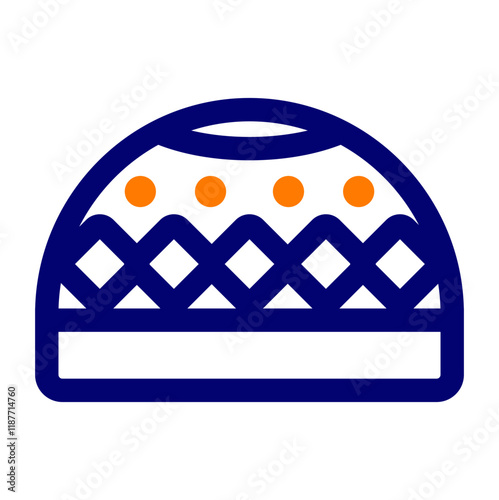muslim cap duotone style