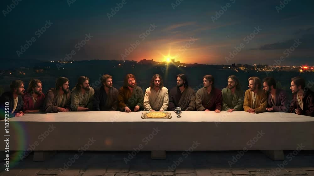 Holy communion christian background