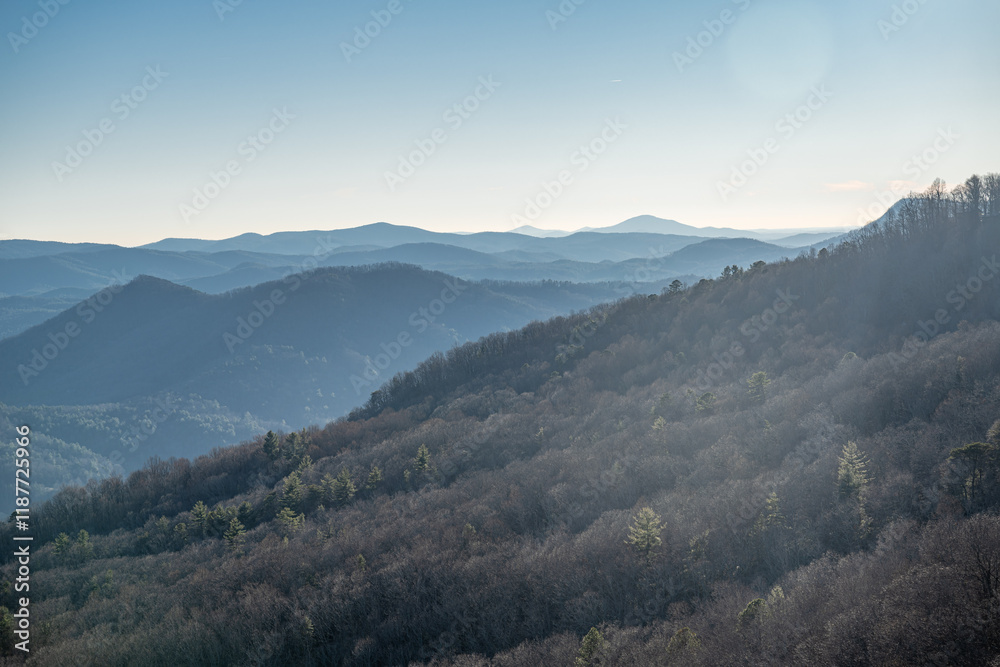 Obraz premium blue ridge mountains