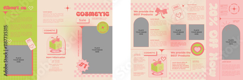 Beauty Cosmetic Sale Trifold Brochure